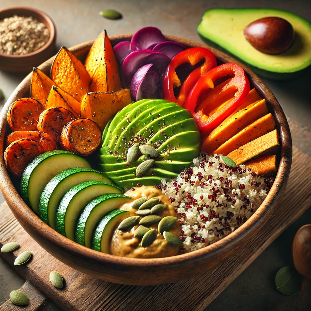 Buddha Bowls with Quinoa and Roasted Veggies