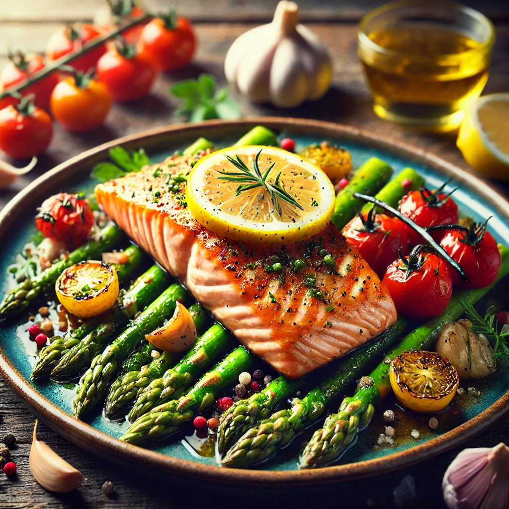 One-Pan Lemon Garlic Salmon